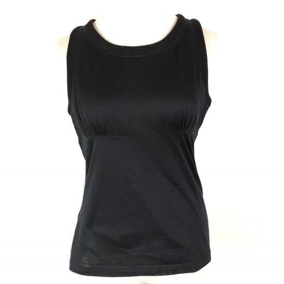 Fendi Tops - Fendi Black Tank Top Mesh Lined
